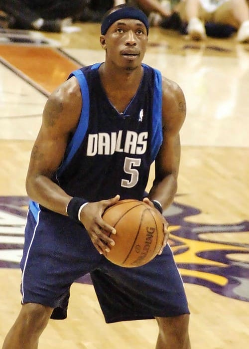 Josh Howard during a match in April 2008