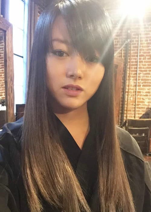 Kiki Sukezane in a selfie in September 2017