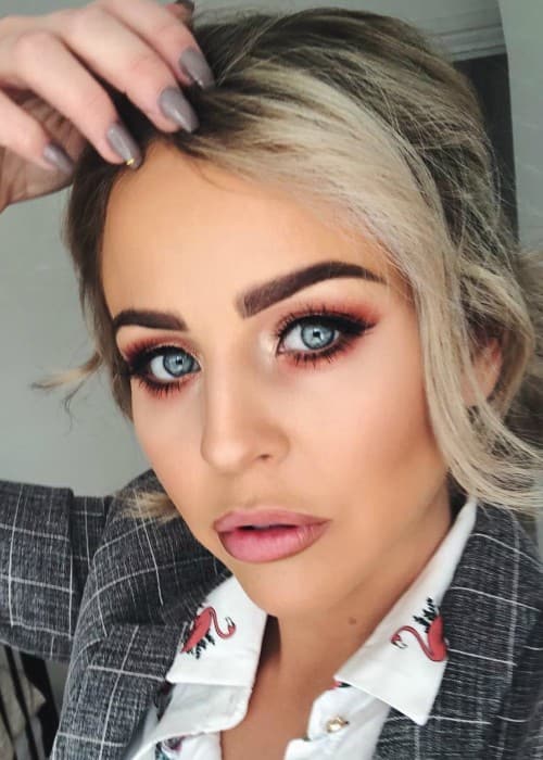 Lydia Bright in a selfie in March 2018