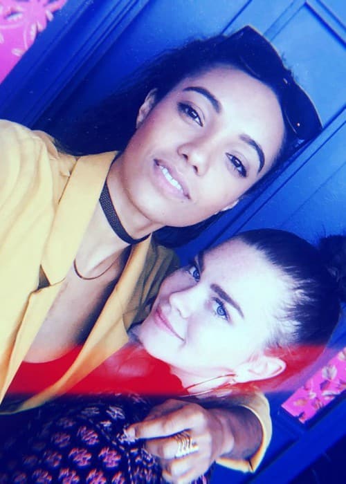 Maisie Richardson-Sellers (Left) and Ana Osorio in a selfie in December 2017