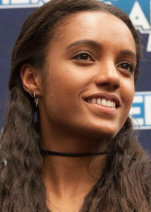 Maisie Richardson-Sellers at HVFF London in May 2017