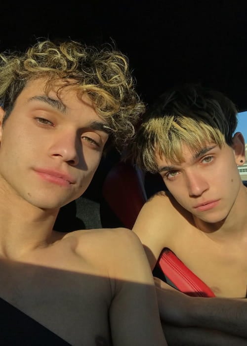 Marcus Dobre (Left) and Lucas Dobre as seen in January 2018