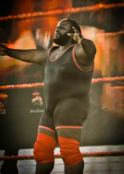 Mark Henry during WWE's Tribute to the Troops event in 2010