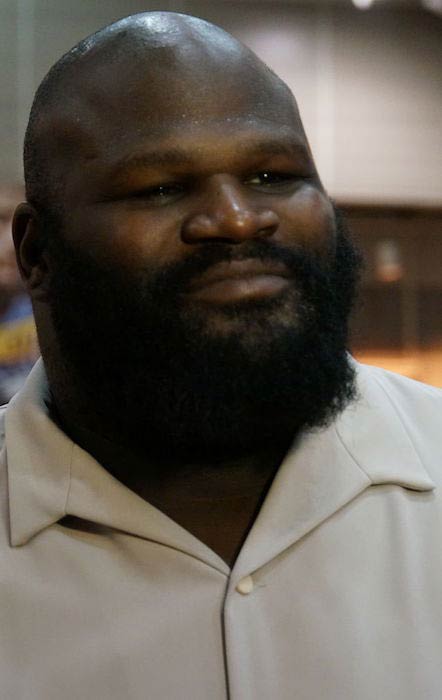 Mark Henry during the WWE Axxess fan event for WrestleMania XXX in 2014