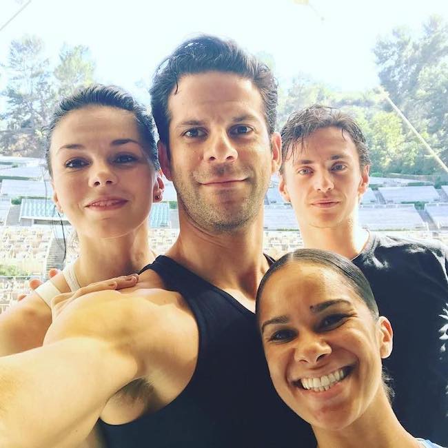 Misty Copeland (Lower Right) with fellow ballet stars Marcelo Gomes (Center), Natalia Osipova (Left), and Sergei Polunin (Upper Right)