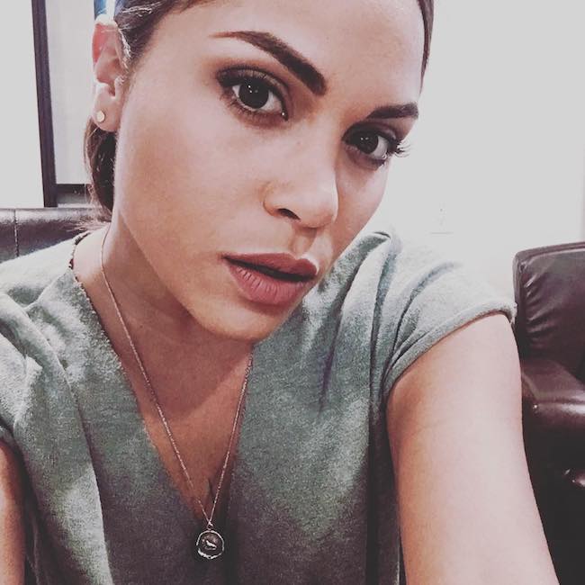 Monica Raymund looking beautiful in a Twitter selfie