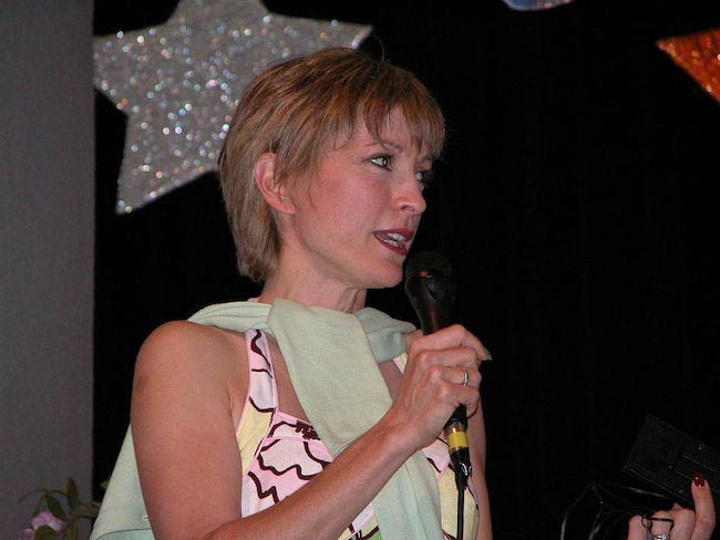 Nana Visitor during STICCon XVIII in Bellaria Italy on May 30, 2004