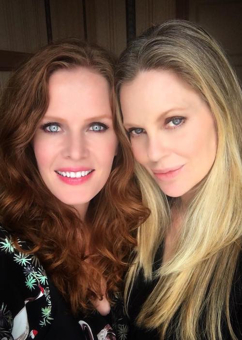 Rebecca Mader and Kristin Bauer in June 2017