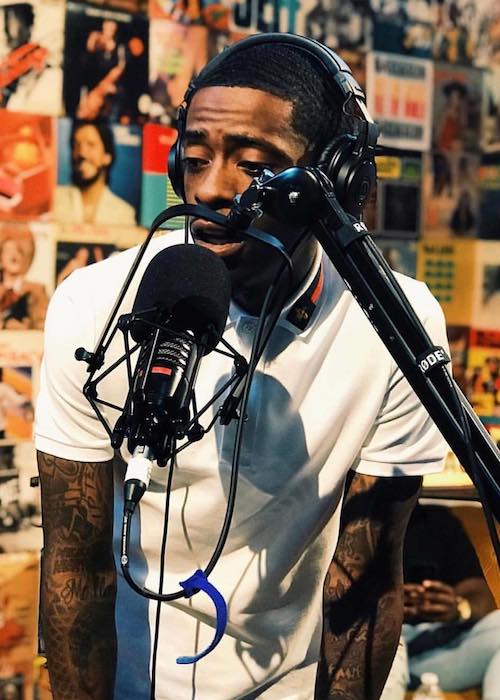 Rich Homie Quan in the recording studio in December 2017