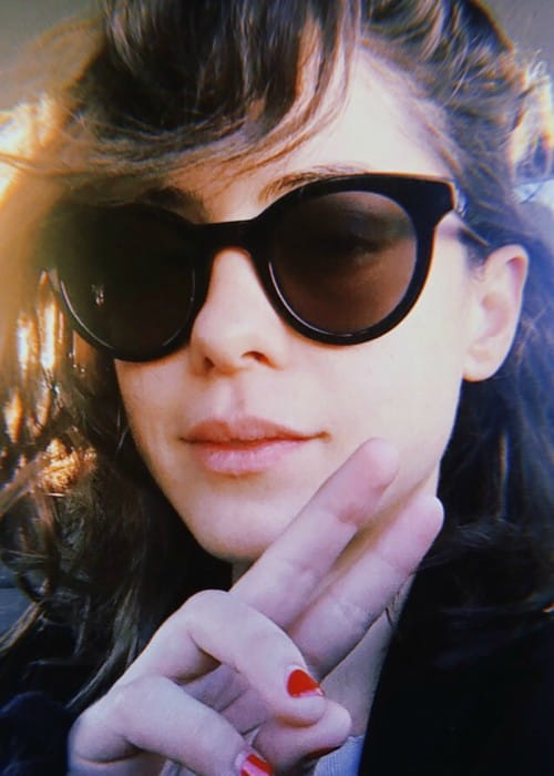 Rosa Salazar in an Instagram selfie in December 2017