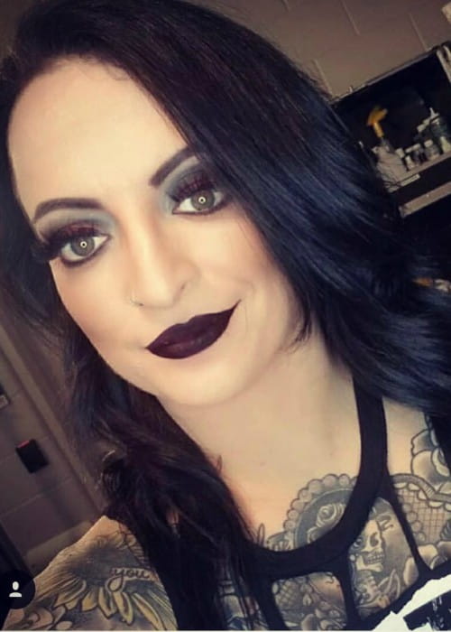 Ruby Riott in a selfie in January 2018