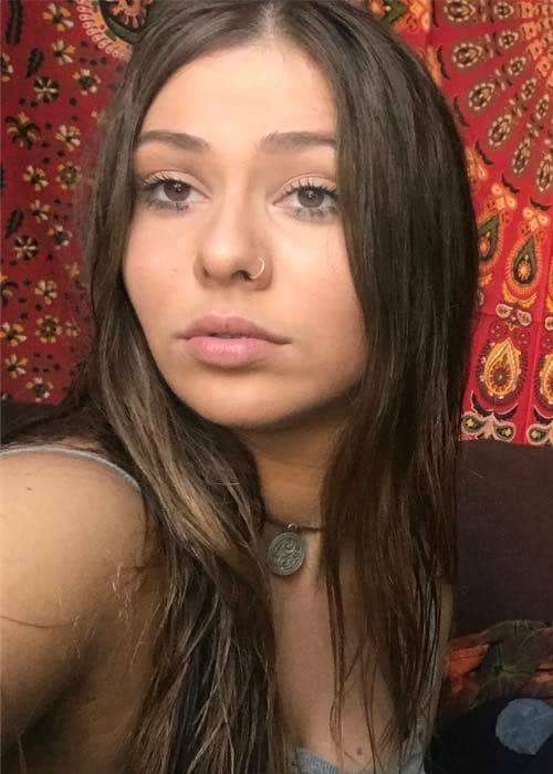 Sarah Baska in an Instagram selfie in May 2017
