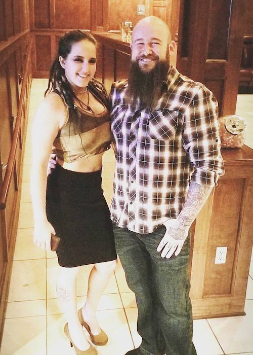 Sarah Logan and Raymond Rowe during a date night in 2018