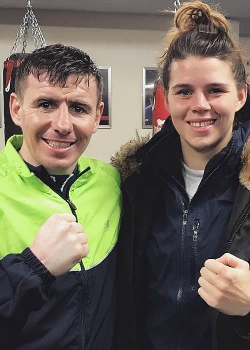 Savannah Marshall and Peter Mcdonagh as seen in March 2018