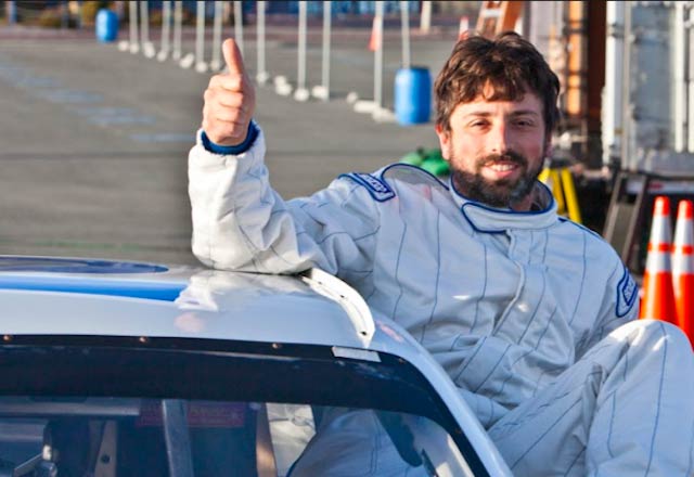 Sergey Brin at NASCAR racing in 2017