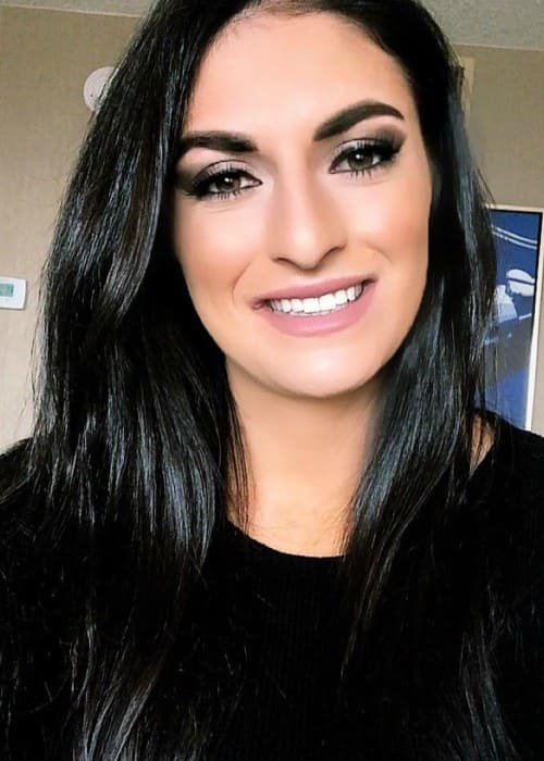 Sonya Deville as seen in January 2018