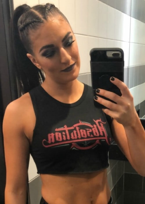 Sonya Deville in a selfie in January 2018