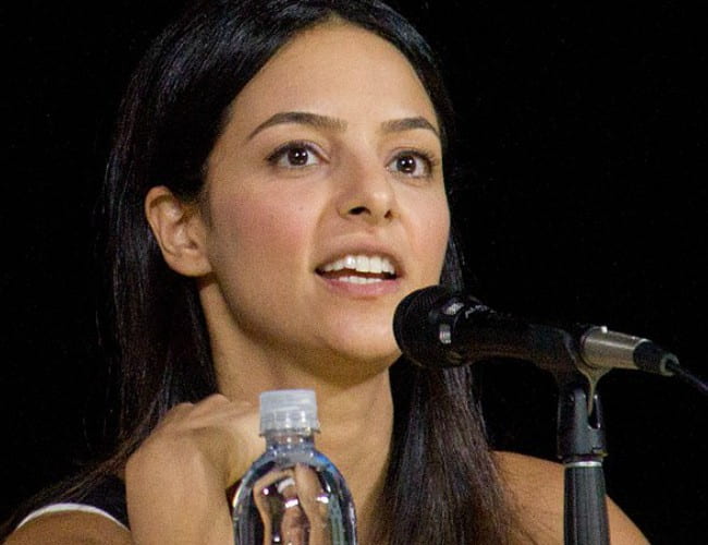 Tala Ashe at San Diego Comic-Con in July 2017