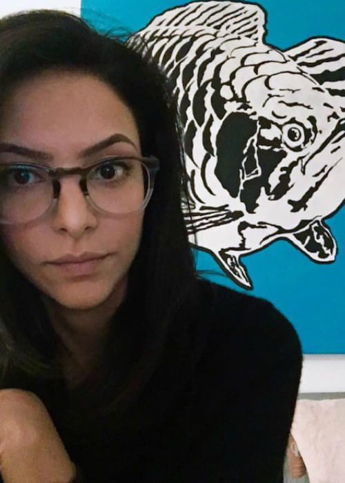 Tala Ashe in a selfie in February 2018