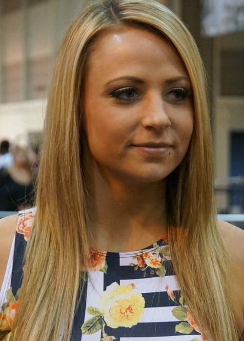 Tenille Dashwood at WWE Axxess in April 2014