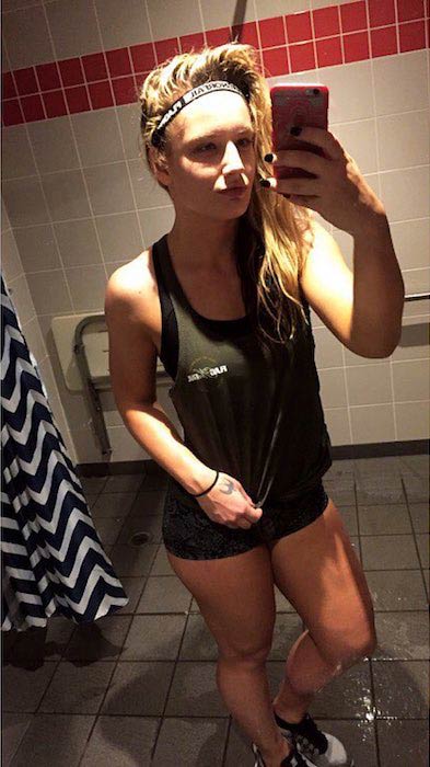 Toni Storm in an Instagram selfie in 2017
