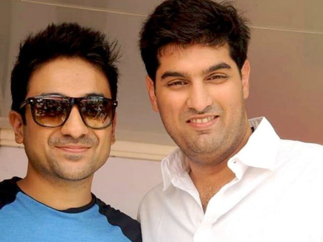 Vir Das (Left) and Kunal Roy Kapoor as seen in August 2012