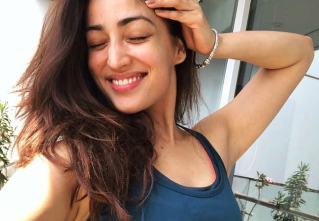 Yami Gautam in an Instagram selfie as seen in April 2018