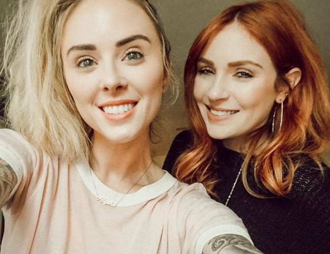 Alysha Nett (Left) and Danielle Victoria as seen in May 2018