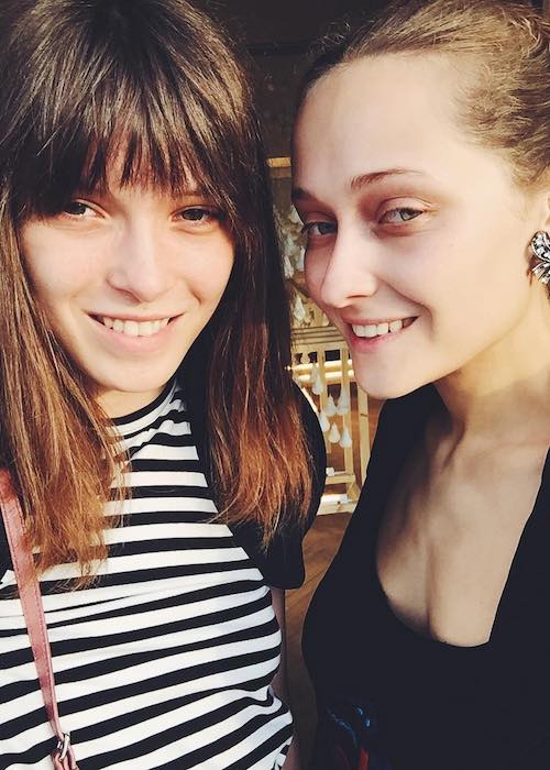 Anna K with serial entrepreneur Daria Shapovalova in 2017