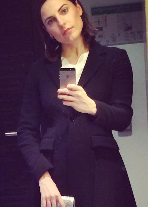 Antje Traue in an Instagram selfie as seen in April 2016