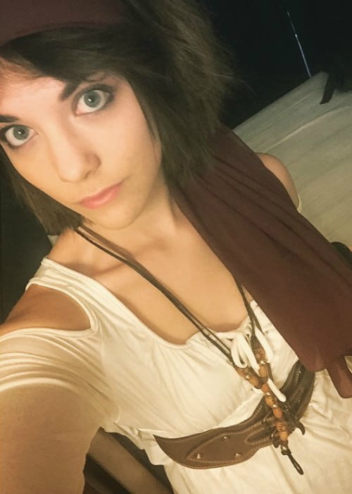 Bethany Bates in a selfie in December 2017