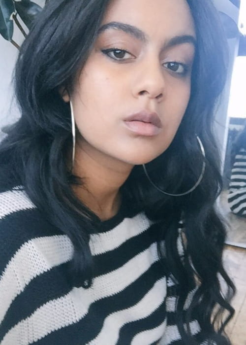 Bibi Bourelly in a selfie in January 2018