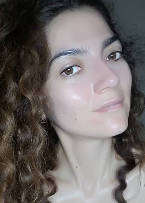 Blanca Blanco in a selfie in February 2018