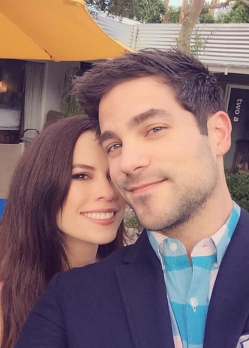 Brant Daugherty and Kimberly Hidalgo as seen in March 2018