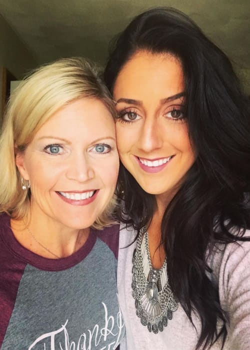 Britt Baker (Right) in a selfie with her mother in November 2017