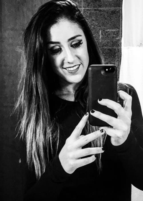 Britt Baker in a selfie in December 2017