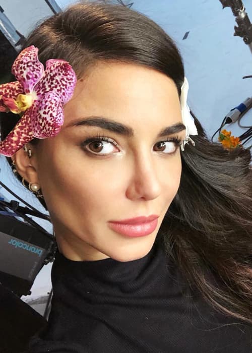 Chiara Biasi in an Instagram selfie as seen in March 2018