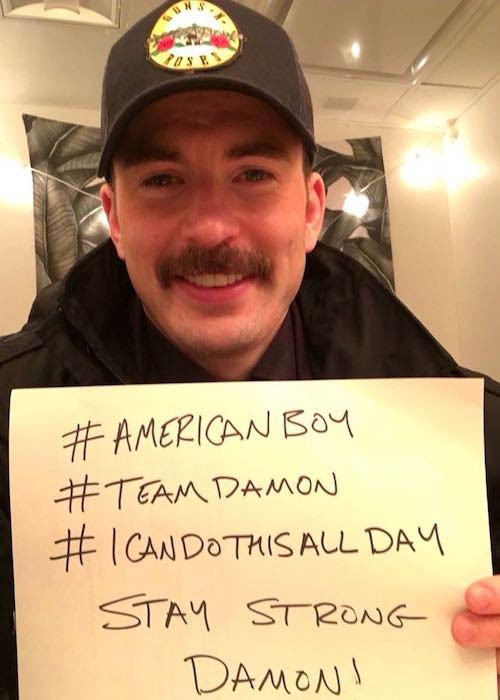 Chris Evans motivating Matt Damon