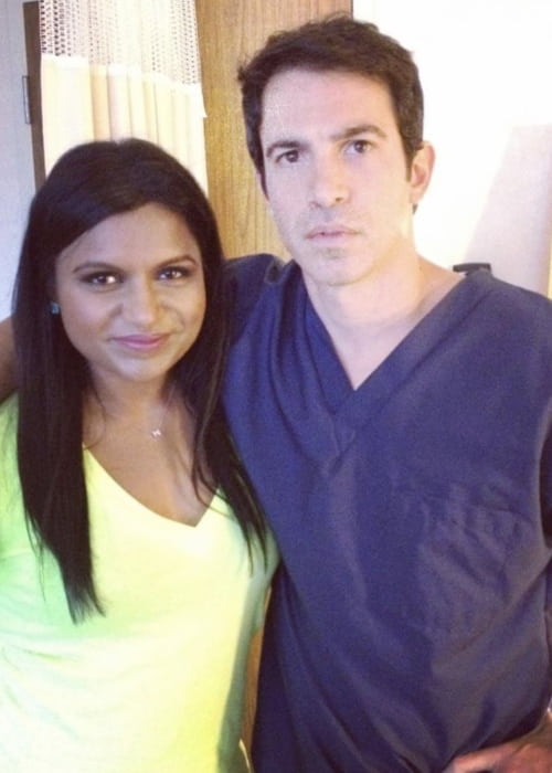 Chris Messina and Mindy Kaling in an Instagram post in November 2017