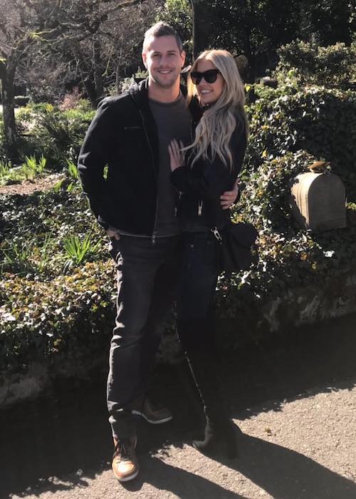 Christina El Moussa and Ant Anstead during a weekend getaway in January 2018