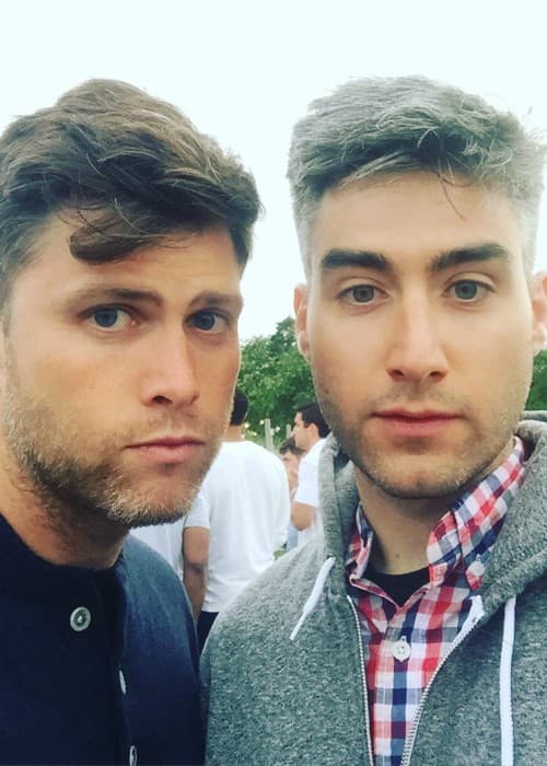 Colin Jost (Left) and Casey Jost as seen in July 2016