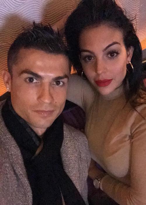 Cristiano Ronaldo with model girlfriend Georgina Rodriguez in November 2017