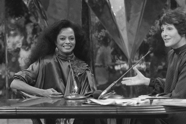 Diana Ross in the program 'Mies' in 1981