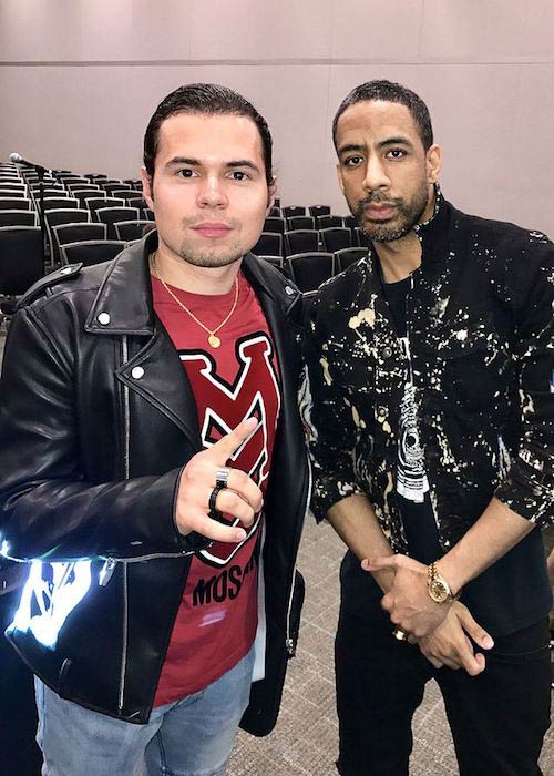 Gianni Blu and Ryan Leslie at SXSW Austin, Texas in 2017