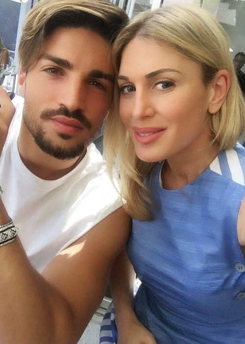 Hofit Golan and Mariano Di Vaio as seen in April 2017