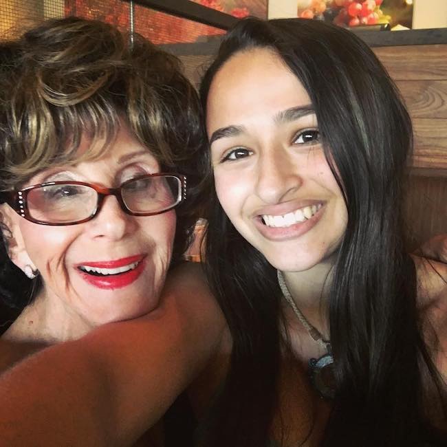 Jazz Jennings with her grandmother in March 2018