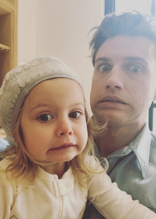 Jeremiah Brent with his daughter in November 2017