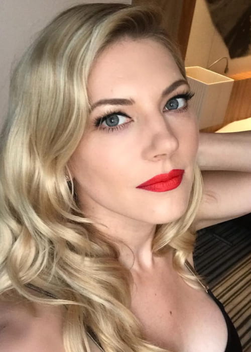 Katheryn Winnick in an Instagram selfie as seen in May 2018