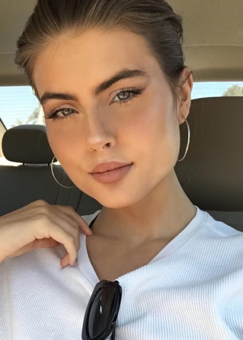 Kellie Stewart in an Instagram selfie as seen in October 2017