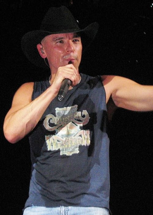 Kenny Chesney performing in a concert in August 2007